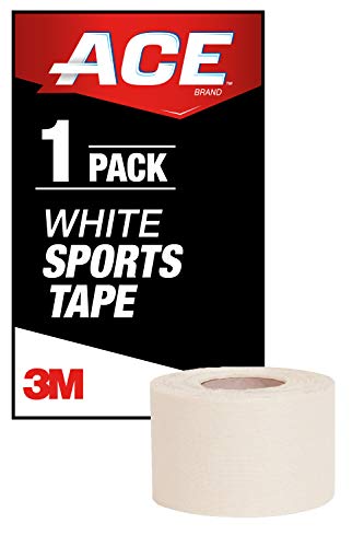 Athletic Sports Tape for Joint Support, 1.5 in. x 10 yds. - White, 1 Count