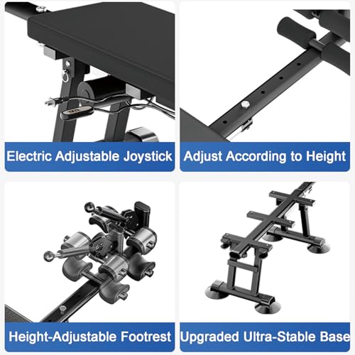 Motorized Spinal Decompression Table for Back Pain Relief - Black