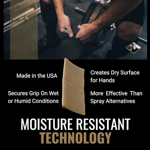 Grip Enhancer Tacky Towel – USA-Made Chalkless Formula – Pack of 3 by Gorilla Gold