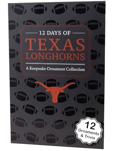 Texas Longhorns Advent Calendar - 12 Days of Ornaments & Trivia