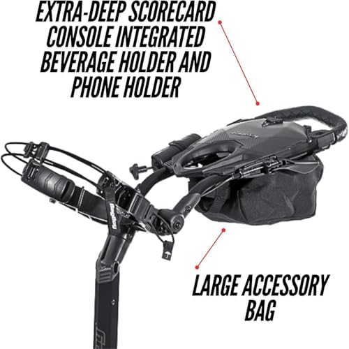 Quad Pro Push Cart with Iron Plate - Black/Slate