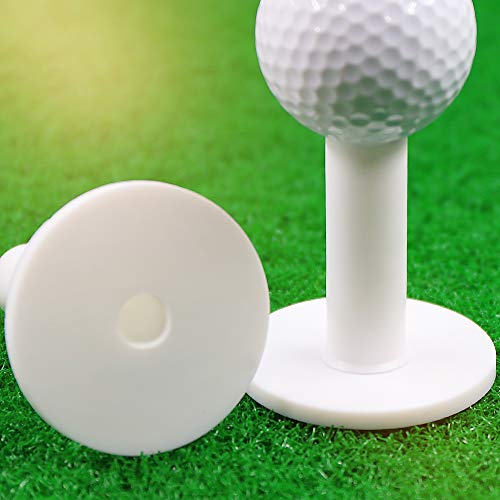 Premium Rubber Golf Tees - 6 Sizes for Durability & Stability