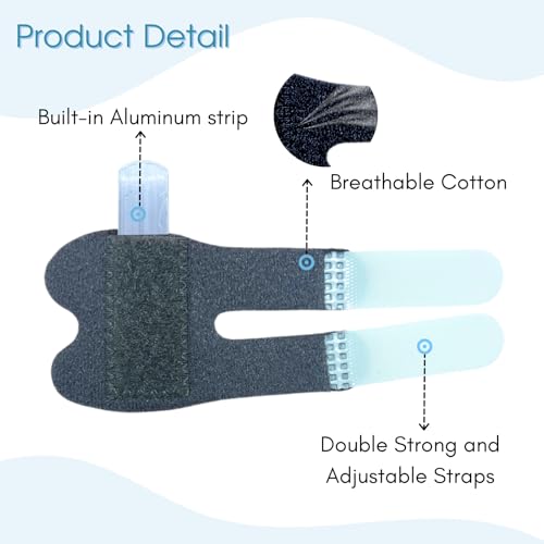 4-Piece Finger Splint Set for Pain Relief & Support