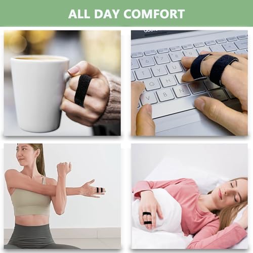 10PCS Finger Buddy Straps - Adjustable Support Tape for Pain Relief
