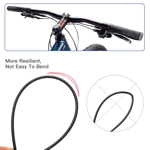 4mm x 3 Meters Bicycle Shift Cable Housing with 12 End Caps