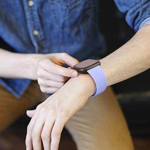 3 Pack Soft Sport Watch Bands for Smart Watches - Lavender, Large