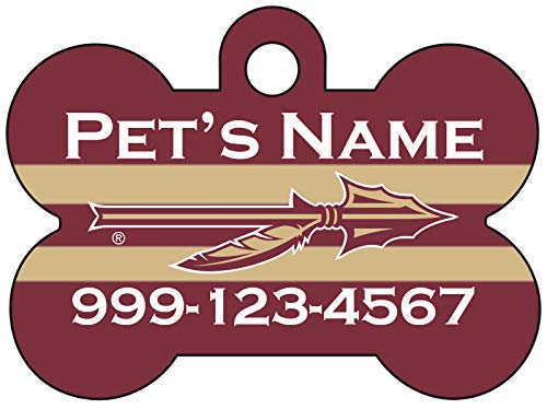 Personalized Florida State Seminoles Pet ID Dog Tag - NCAA Licensed