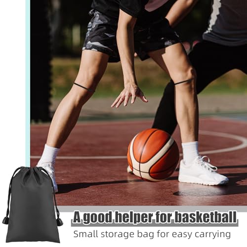 Patellar Knee Band with Strap - 2 Pack, Size M, Black