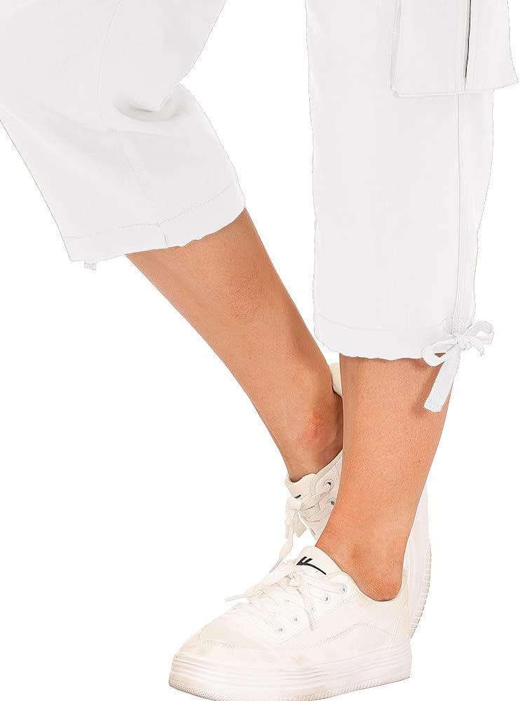 MoFiz Women's Capris - Lightweight Casual Pants with Pockets | Dressy Baggy Cargo for Hiking