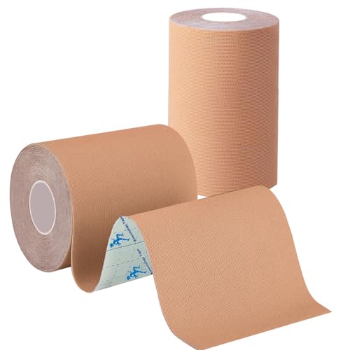 ANAMPION Waterproof Kinesiology Tape 3in×16.4ft Flesh - Support & Pain Relief
