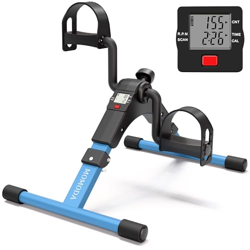 Foldable Mini Exercise Bike for Legs and Arms with LCD Monitor