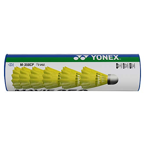 Nylon Badminton Shuttlecock - YONEX Mavis 350 with Blue Cap
