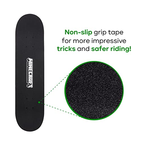 31-Inch Complete Skateboard with 9-Ply Maple Deck & ABEC 5 Bearings