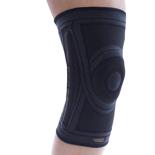 Copper Fit Knee Support Sleeve Small/Medium - Adjustable Compression Brace