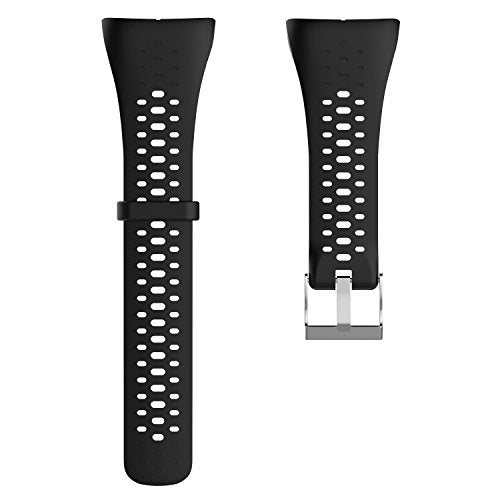 Silicone Watch Strap for M400 and M430 GPS Running Watches - Sport Black