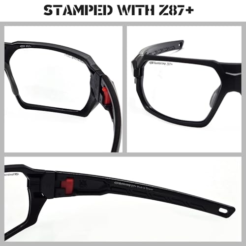 Ballistic Tactical Shooting Glasses - Anti Fog, ANSI Z87.1+, Khaki Gray