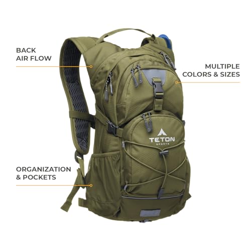 Hydration Backpack 18L with 2L Bladder - Burnt Orange
