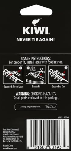 No-Tie Shoe Laces for Sneakers - White, One Size