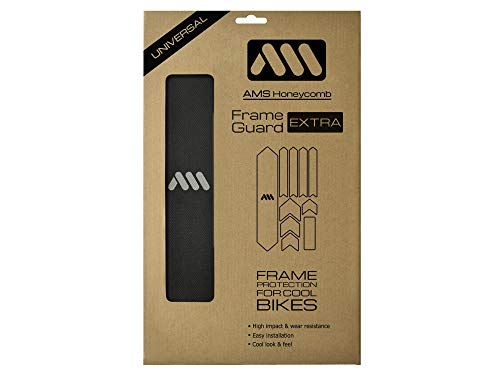 Bike Frame Protector Extra Universal Fit 10 Pc Black/Silver by All Mountain Style