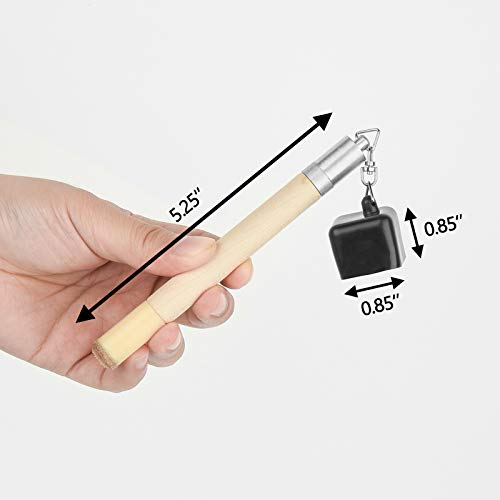 2-in-1 Portable Billiard Cue Chalk Holder and Tip Pricker Tool