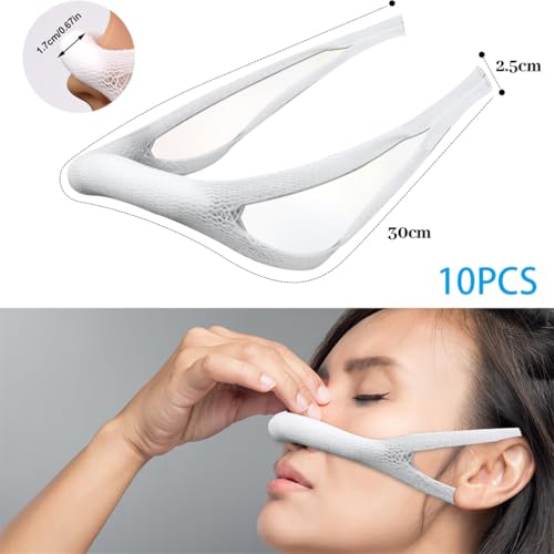 Nasal Bandage 10 PCS Elastic Nose Bandages Surgery Dressing Holder