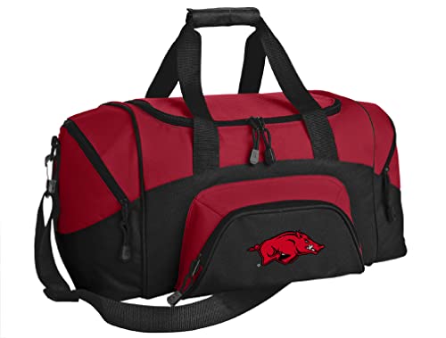 Small Arkansas Razorbacks Gym Duffel Bag - Compact Travel Bag