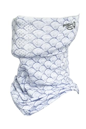 Fish Monkey UPF 50+ Sun Protection Face Guard - One Size Tarpon