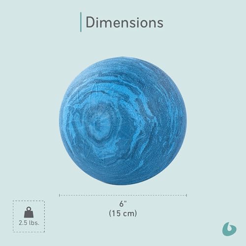 Posture Ball - 6-Inch EVA Foam Pilates Prop for Alignment