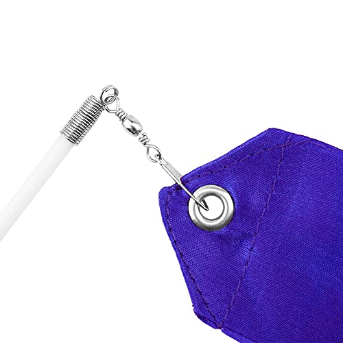 Blue Rhythmic Gymnastics Ribbon Dance Streamers - Set of 2