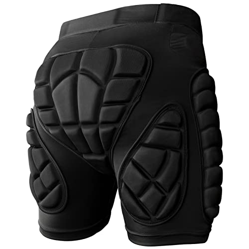 Hip Protection EVA Butt Pads - Padded Shorts for Extreme Sports - Medium