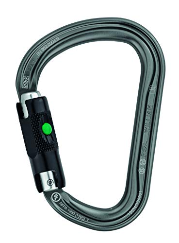 PETZL HMS Carabiner Gray Ball-Lock Large Capacity Climbing Gear