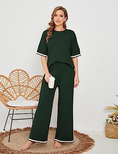 Tanming 2-Piece Women's Lounge Set XS-Sn Army Green XL