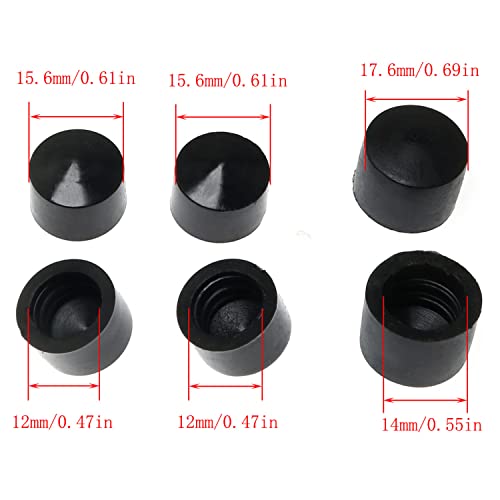 Pivot Cups for Skateboard & Longboard Trucks - Rubber (6 Pack)