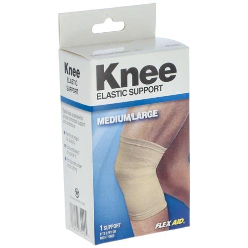 Elastic Knee Support Brace - Contoured Compression Sleeve for Sore Knees
