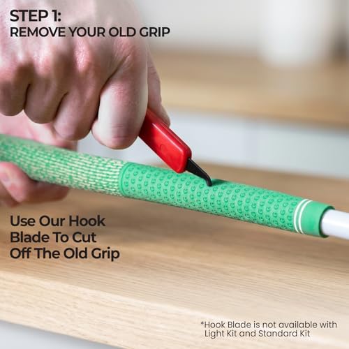 Light Golf Regripping Kit - Includes Tape Strips & Solvent