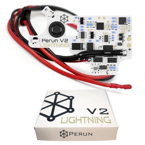 Perun V2 Lightning Mosfet for AEG Airsoft Rifle - Programmable Modes