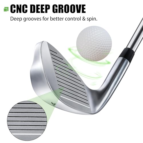 Right-Handed Golf Iron 4 - Stainless Steel, Stiff Shaft