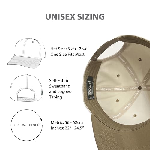 NCAA Baseball Cap - Heritage Twill Adjustable Hat for Men & Women