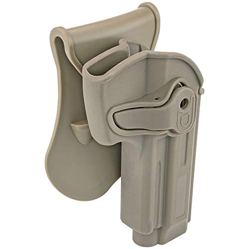 Level 2 Quick-Draw Paddle Holster for Beretta 92 - FDE