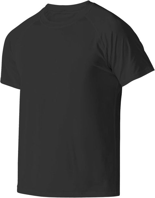 HYCOPROT Men's Quick-Dry Athletic T-Shirt - Moisture-Wicking Short Sleeve Tee for Gym & Running