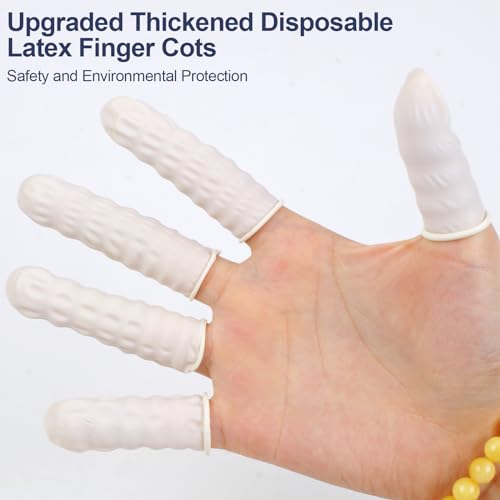 Disposable Finger Cots - Medium Size, 480pcs - Finger Protectors for Electronics & Crafts