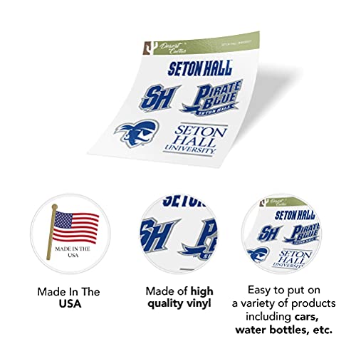 Seton Hall Pirates Vinyl Sticker Decal for Laptops & Water Bottles