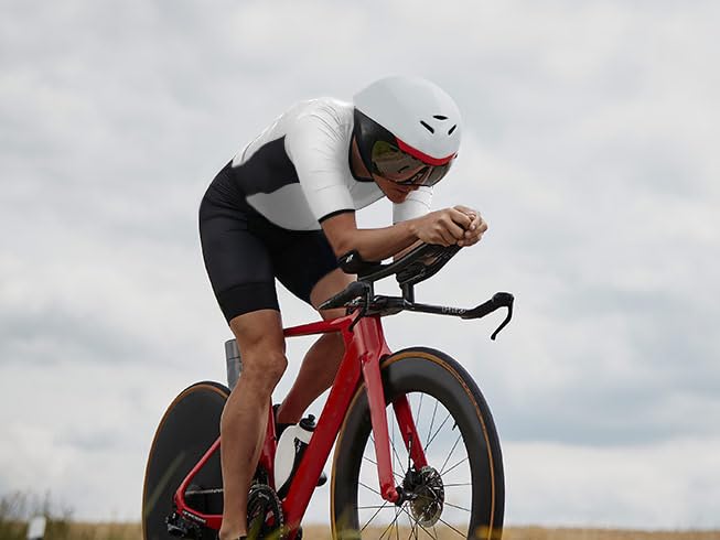 Men's Triathlon Suit - Race Skinsuit for Cycling, Swim & Run