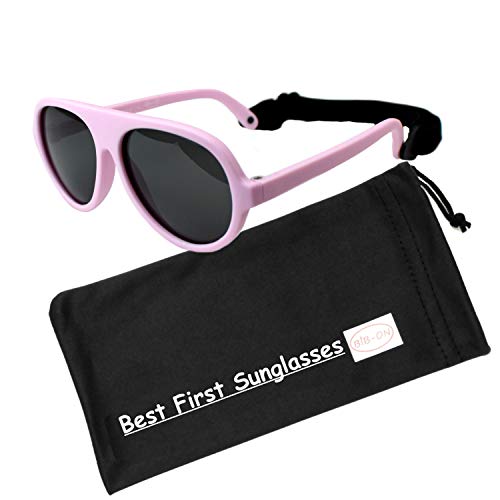 Infant Sunglasses with Straps – 0-12 Months, Pink