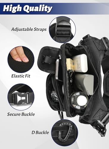 Lightweight Running Chest Pack for Men & Women with Phone Holder