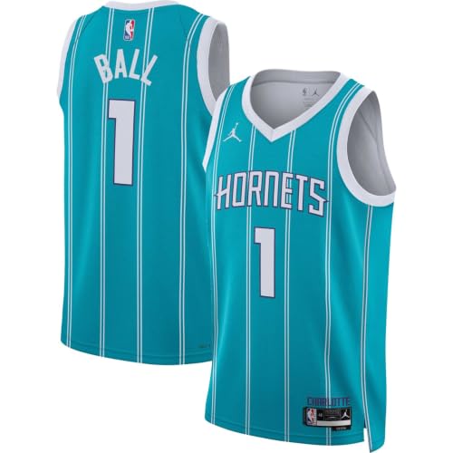 Kids LaMelo Ball Charlotte Hornets Teal Swingman Jersey 10-12