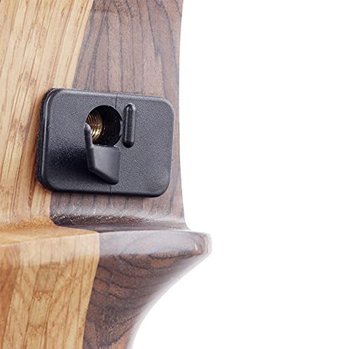 6pcs Black Plastic Arrow Rest for Left Hand Recurve Bow