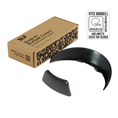SLEEFS Black 2025 Riddell SpeedFlex Football Helmet Bumper Covers Set