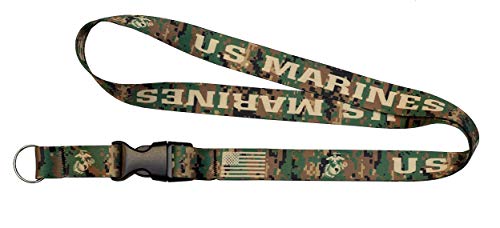 Marine Corps Lanyard with MARPAT Camo Pattern - USA Made