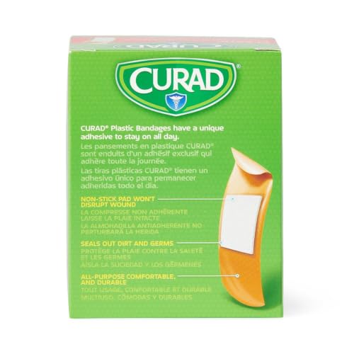 Plastic Adhesive Bandages 1x3 Inch - Breathable Wound Care - Box of 100